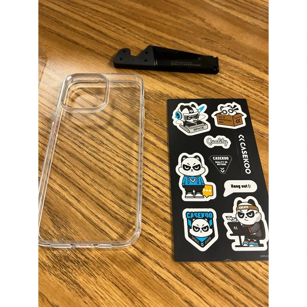 CASEKOO for iPhone 15 Pro Case Crystal Clear, [Never Yellow Technology